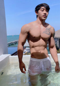 เฟิร์สSemenX-เล่นน้ำ